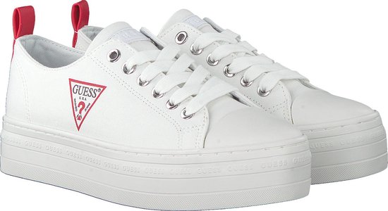bol.com | Guess Dames Lage sneakers Brigs - Wit - Maat 39
