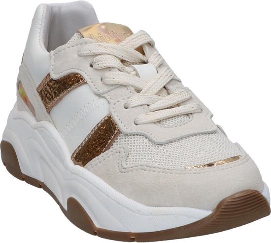 Kipling MIA - Dames MeisjesLage schoenen - Kleur: Wit/beige - Maat: 34 |  bol.com