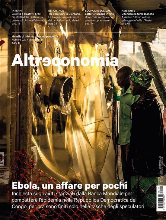 Altreconomia 224 - Marzo 2020 - cover