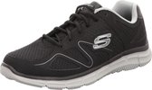 Skechers Satisfaction 58350-BKGY, Mannen, Zwart, Sneakers,Sportschoenen, maat: 48,5