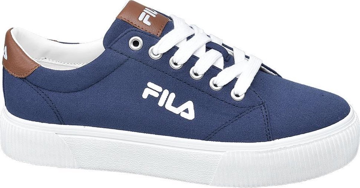 FILA Dames Blauwe canvas sneaker Maat 42 bol