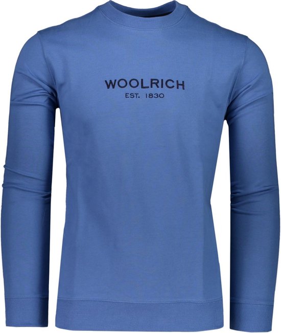 Woolrich Sweater Blauw - Maat S - Heren - Lente/Zomer Collectie - Katoen |  bol.com