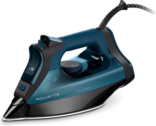 Rowenta DW7120 Everlast AntiCalc Stoomstrijkijzer Zwart/Blauw | bol.com