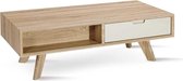 Poldimar - Salontafel - Bruin - 110x55x36 cm