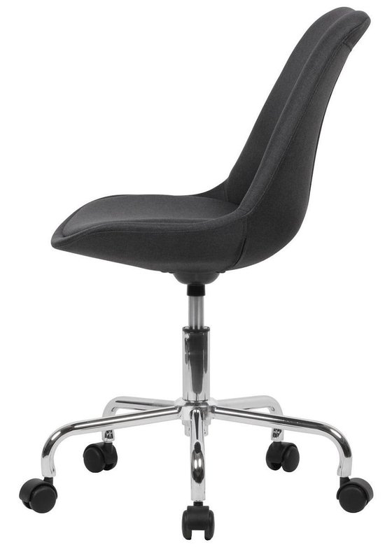 24Designs Bureaustoel Dex Office Kuipzitting Stof Zwart Kruispoot Op Wielen 24Designs Bureaustoel Dex Office Kuipzitting Stof Zwart Kruispoot Op Wielen