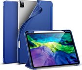 ESR SmartCase Hoes iPad Pro 11 inch (2020) – Zachte Binnenkant Pencilhouder – Blauw