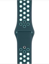 Nike Sport Band voor Apple Watch Series 1-7 / SE - 38/40/41 mm - Midnight Turquoise / Aurora Green