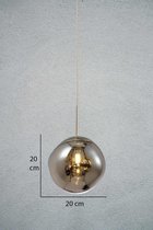 Hanglamp Jade rookkleur Ø 20 cm