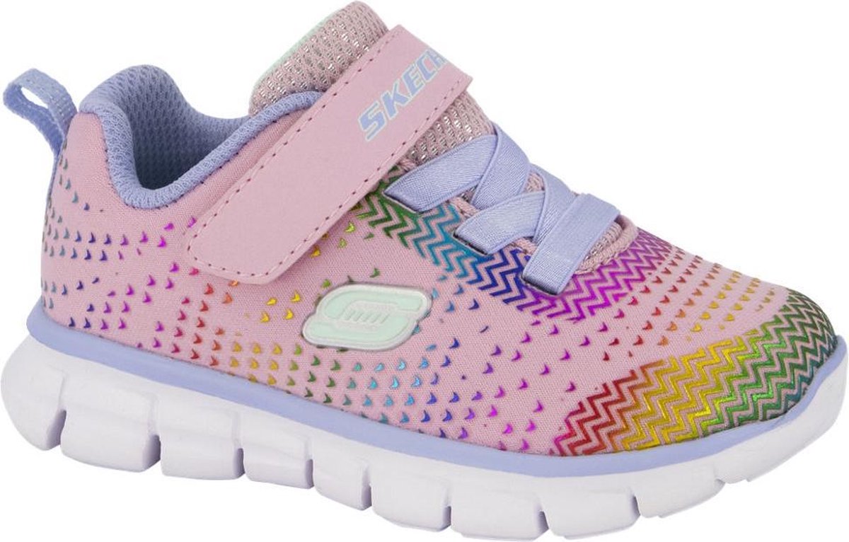 Skechers Kinderen Lichtroze lightweight sneaker - Maat 26 | bol.com