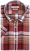 Giordano Korte mouw Overhemd - 106818 Rood (Maat: L)