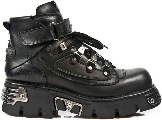 bedenken Mathis Uitputten New Rock Enkellaars -48 Shoes- M-654-S1 Zwart | bol.com