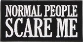 Attitude Holland Patch Normal People Scare Me Zwart