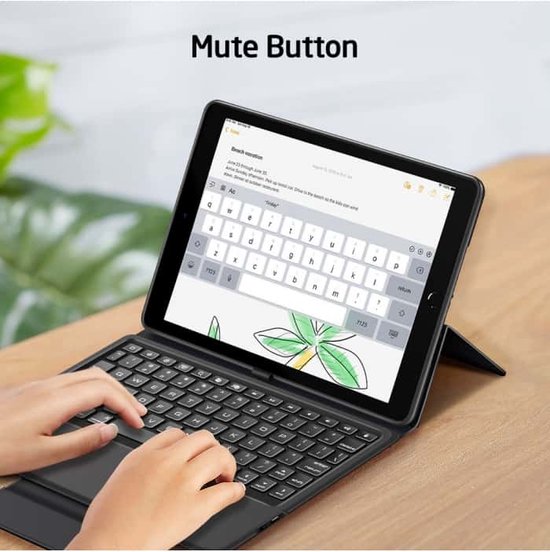 ESR Bluetooth Keyboard Boekmodel Hoes iPad 2017 5e Generatie / iPad 2018 6e Generatie - 9.7 inch - Zwart - Esr