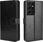 Fonu Booktype hoesje Samsung S21 Ultra Zwart