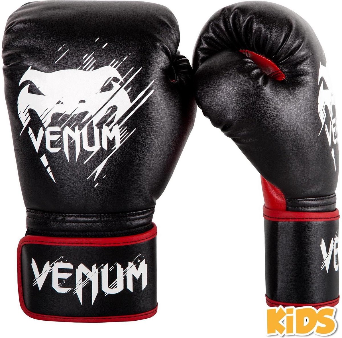 Venum Contender Kinder Bokshandschoenen Zwart Rood