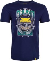 Venum Carioca 4.0 BJJ T-shirt Marineblauw maat S