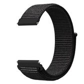 Voor Samsung Galaxy Watch 42 mm eenvoudige nylon gevlochten riem (zwart)