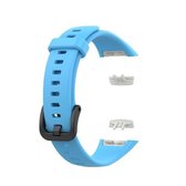 Voor Huawei Honor Band 6 TPU vervangende horlogeband, maat: één maat (hemelsblauw)
