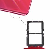Simkaarthouder + simkaarthouder voor Huawei Nova 4 (rood)