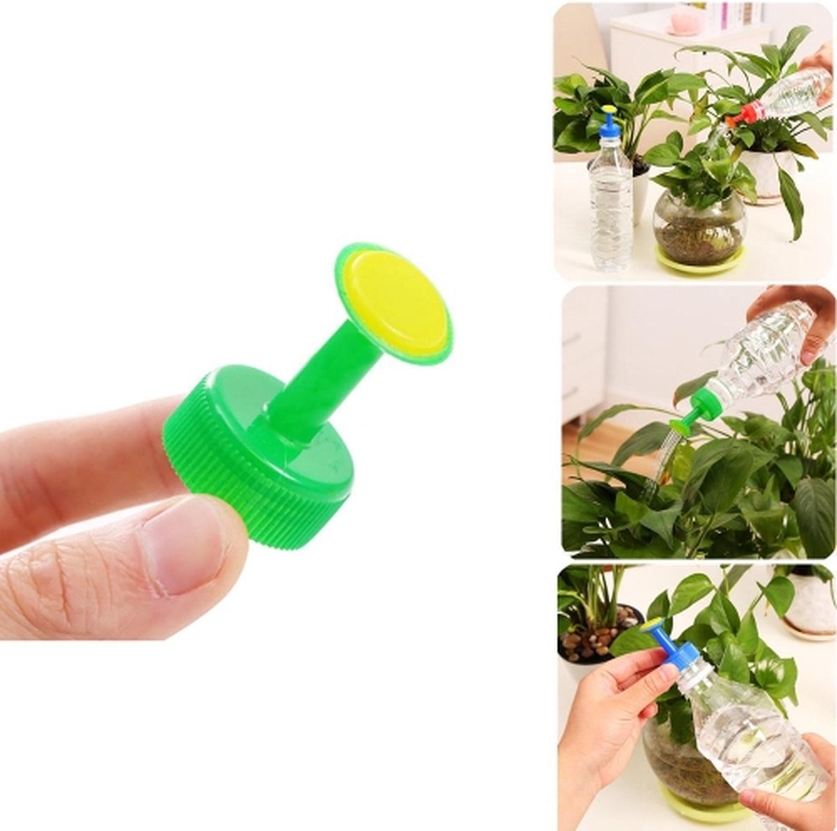 2 STUKS Plastic Home Pot Gieter Fles Nozzle voor 3 cm Waterfles Sprinkler Nozzle Gieter Gereedschap (Willekeurige Kleur Levering)
