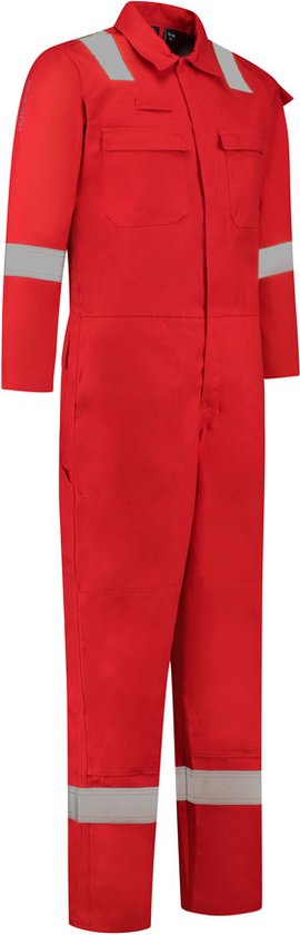 Dapro Roughneck Multinorm Overall - Maat 46 - Rood - Vlamvertragend , antistatisch , vlamboog en lasnorm