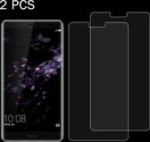 Let op type!! 2 stuks voor Huawei Honor Opmerking 8 0 26 mm 9H oppervlaktehardheid 2.5D explosieveilige gehard glas scherm Film