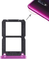 2 x SIM-kaartvak voor OPPO R17 (paars)