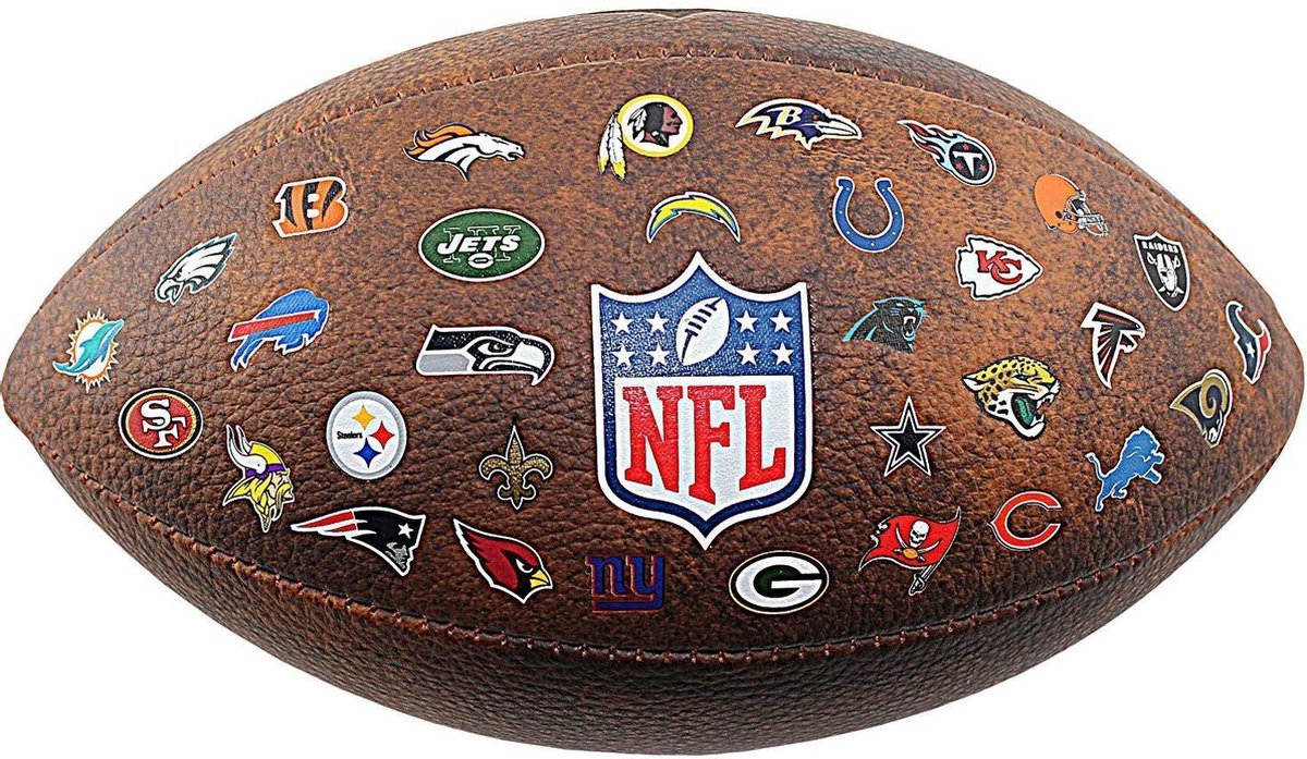 Wilson - NFL - American Football - Ignition - Junior - Wit - Inclusief – All-American Sports