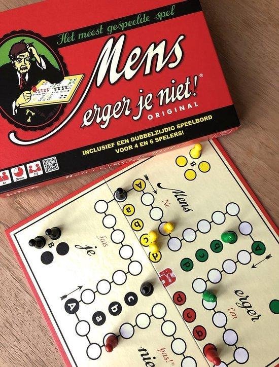 Thumbnail van een extra afbeelding van het spel Mens Erger Je Niet! - Bordspel