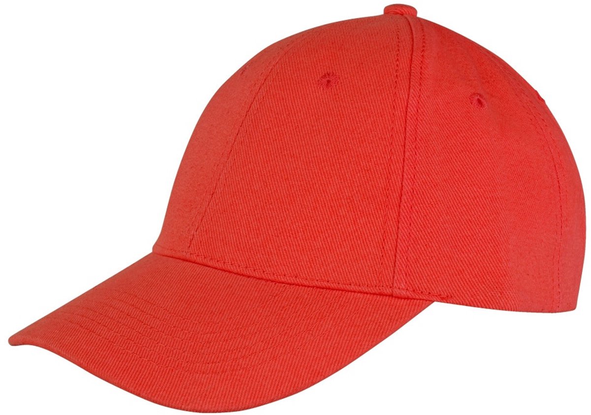 Result Unisex Core Memphis 6 Panel Baseball Cap (Rood)