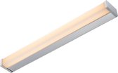 Lindby - Wandlamp - 1licht - ijzer, kunststof - H: 3.8 cm - chroom - Inclusief lichtbron