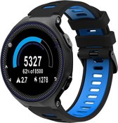 Shop4 - Garmin Forerunner 735XT Bandje - Siliconen Blauw en Zwart