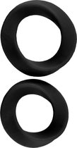 Infinity - L and XL Cockring - Black - Cock Rings -