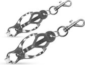 Vlinder Tepelklemmen Met Clips - BDSM - SM toys