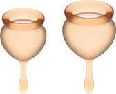Feel Good Menstrual Cup - Orange - Feminine Hygiene Products -