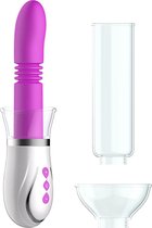 Thruster - 4 in 1 Rechargeable Couples Pump Kit - Purple - Kits - Silicone Vibrators