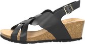 Yokono Cadiz Sandalen Hak - zwart - Maat 38