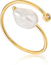 Ania Haie Pearl Of Wisdom AH R019.01G Dames Ring One-size