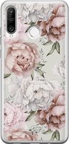 Coque Huawei P30 Lite - Fleurs Classiques | Coque Huawei P30 Lite | Étui en Siliconen TPU | Coque arrière pour téléphone Transparent