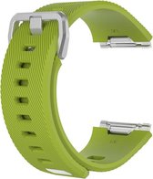 By Qubix - Fitbit Ionic siliconen bandje met gesp (small) - groen