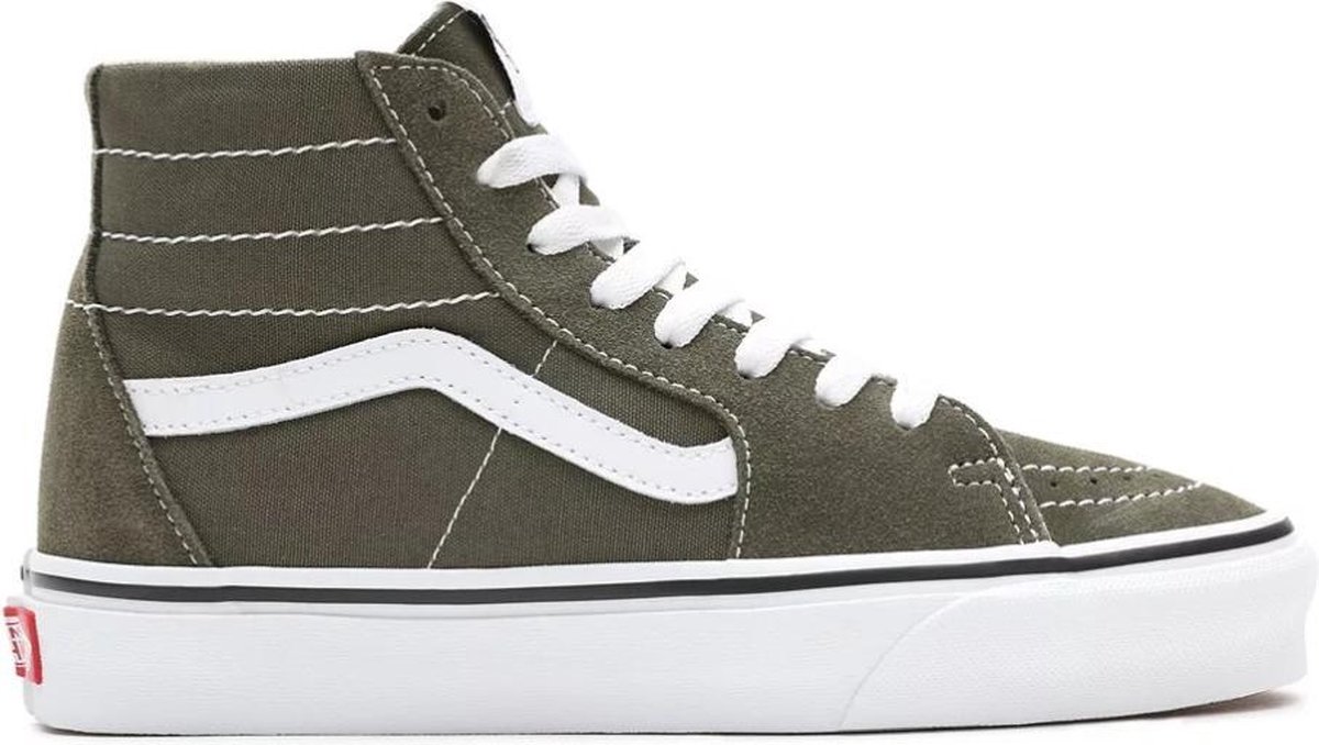 Vans SK8- Tapered dames sneakers Taupe Dessin