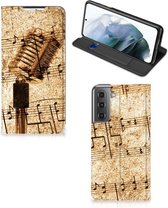 Cover Ontwerpen Geschikt voor Samsung Galaxy S21 FE Telefoonhoesje Bladmuziek