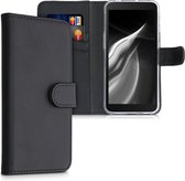 kwmobile telefoonhoesje voor Samsung Galaxy Xcover 5 - Hoesje met pasjeshouder in zwart - Wallet case