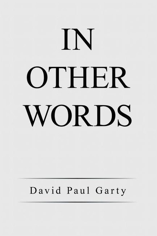 In Other Words - cover