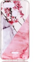 Xiaomi Redmi 6 Hoesje - Mobigear - Marble Serie - TPU Backcover - Roze - Hoesje Geschikt Voor Xiaomi Redmi 6