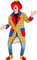 dressforfun - Herenkostuum clown Fridolin XXL - verkleedkleding kostuum halloween verkleden feestkleding carnavalskleding carnaval feestkledij partykleding - 300786