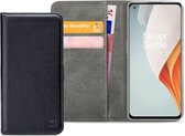 OnePlus Nord N100 Bookcase hoesje - Mobilize - Effen Zwart - Kunstleer