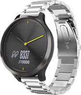 Stalen Smartwatch bandje - Geschikt voor  Garmin Vivomove HR stalen band - zilver - Horlogeband / Polsband / Armband