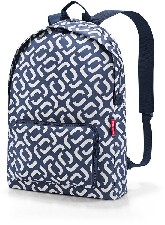 Reisenthel Mini Maxi Rucksack Rugzak - Opvouwbaar - 14L - Signature Navy Blauw