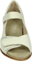Verhulst 7355 - Volwassenen Sandalen met hakDames Sandalen - Kleur: Wit/beige - Maat: 40.5